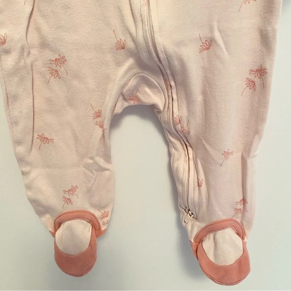 Carter's Baby Girl Infant Cotton Footie PJs 4 Pairs Size 9 Months